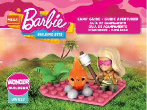 Manual Mega Construx set GWR27 Barbie Camp guide