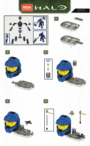 Bedienungsanleitung Mega Construx set GWY98 Halo Capture the flag