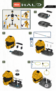 Bedienungsanleitung Mega Construx set GWY99 Halo Skull control