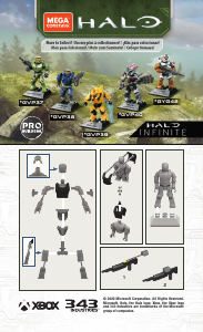 Handleiding Mega Construx set GVP39 Halo Elite general