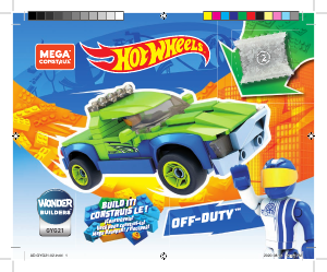 Bedienungsanleitung Mega Construx set GYG21 Hot Wheels Off-Duty & ATV