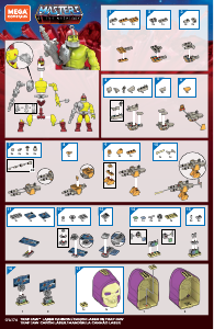 Handleiding Mega Construx set GWJ76 Masters of the Universe Trap Jaw️ laser cannon