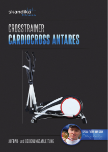 Bedienungsanleitung Skandika Cardiocross Antares Crosstrainer