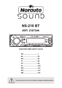Manual Norauto NS-218 BT Auto-rádio