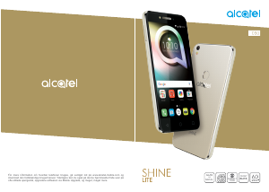 Brugsanvisning Alcatel 5080X Shine Lite Mobiltelefon