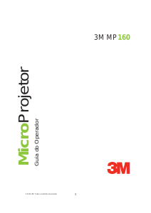 Manual 3M MP160 MicroProjector Projetor