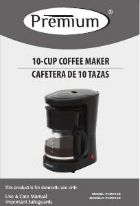 Manual de uso Premium PCM512B Máquina de café