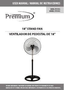 Manual Premium PFS1812 Fan