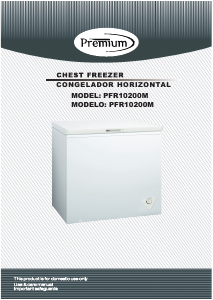 Manual Premium PFR10200M Freezer