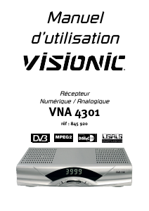 Mode d’emploi Visionic VNA 3401 Récepteur numérique