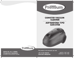 Manual Premium PVC1402 Vacuum Cleaner