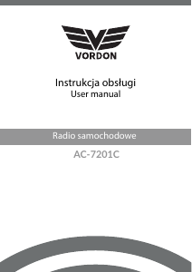 Instrukcja Vordon AC-7201C Radio samochodowe