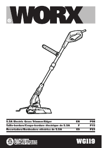 Mode d’emploi Worx WG119 Coupe-herbe