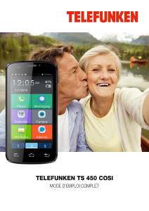 Mode d’emploi Telefunken TS 450 Cosi Téléphone portable