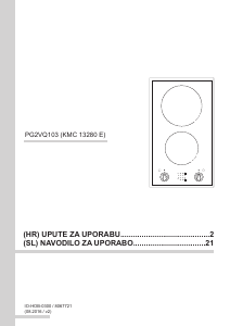 Priročnik Amica KMC 13280 E Grelna plošča