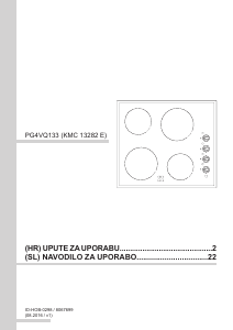 Priročnik Amica KMC 13282 E Grelna plošča