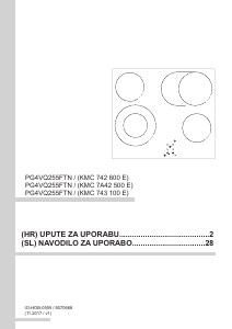 Priročnik Amica KMC 742 600 E Grelna plošča