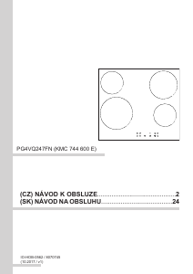 Návod Amica KMC 744 600 E Pánt