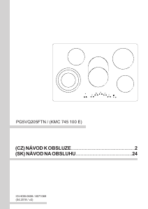 Návod Amica KMC 745 100 E Pánt