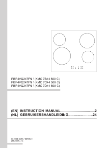 Handleiding Amica KMC 7B44 500 C Kookplaat