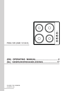 Handleiding Amica KME 13139 E Kookplaat