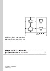 Priročnik Amica KMG 13179 E Grelna plošča