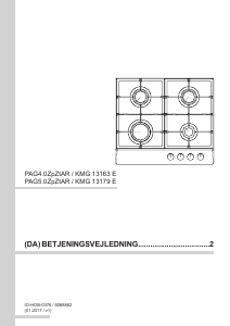 Brugsanvisning Amica KMG 13179 E Kogesektion