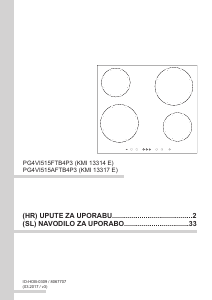 Priročnik Amica KMI 13314 E Grelna plošča