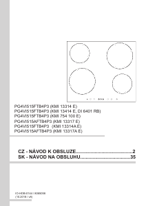 Manuál Amica KMI 13317 E Varná deska