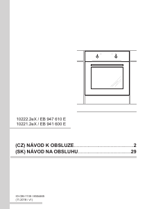 Návod Amica EB 941 600 E Rúra