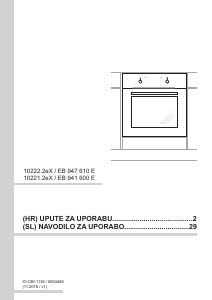 Priročnik Amica EB 941 600 E Pečica