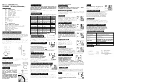 Manual Sunding SD-568 Cycling Computer