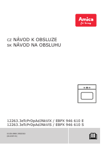 Návod Amica EBPX 946 610 E Rúra