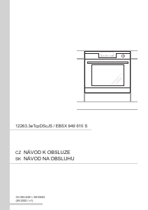 Návod Amica EBSX 949 610 S Rúra