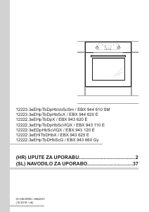 Priročnik Amica EBX 943 620 E Pečica