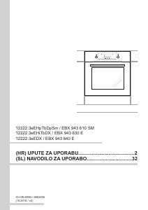 Priručnik Amica EBX 943 630 E Pećnica