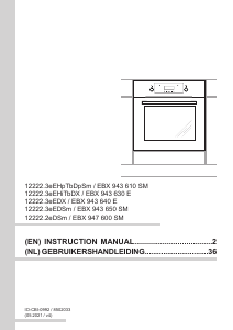 Manual Amica EBX 947 600 SM Oven