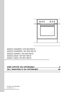 Priručnik Amica EH 921 600 E Pećnica