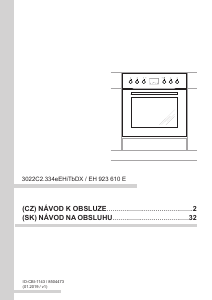 Návod Amica EH 923 610 E Rúra