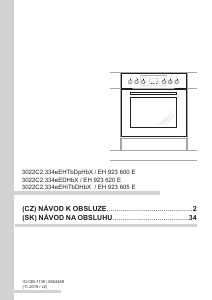 Návod Amica EH 923 620 E Rúra