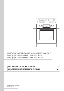 Manual Amica EHC 933 011 W Oven