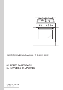 Priručnik Amica EHEG 933 101 E Pećnica