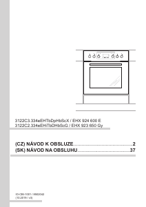 Návod Amica EHX 924 600 E Rúra