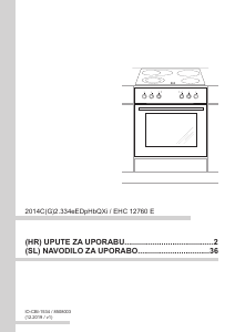 Priročnik Amica EHC 12760 E Obseg