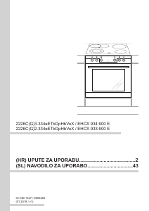 Priručnik Amica EHCX 933 600 E Raspon