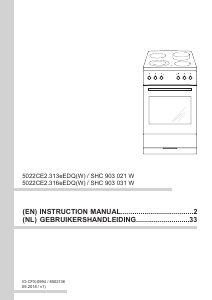 Handleiding Amica SHC 903 021 W Fornuis