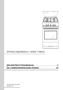 Handleiding Amica SHGG 11568 E Fornuis