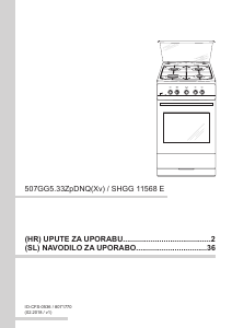 Priručnik Amica SHGG 11568 E Raspon