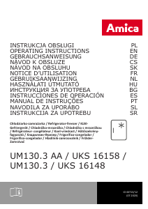 Manual de uso Amica UKS 16158 Refrigerador