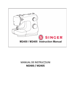 Manual Singer M2400 Mașină de cusut